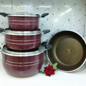 سرویس قابلمه 7 پارچه زنبوری