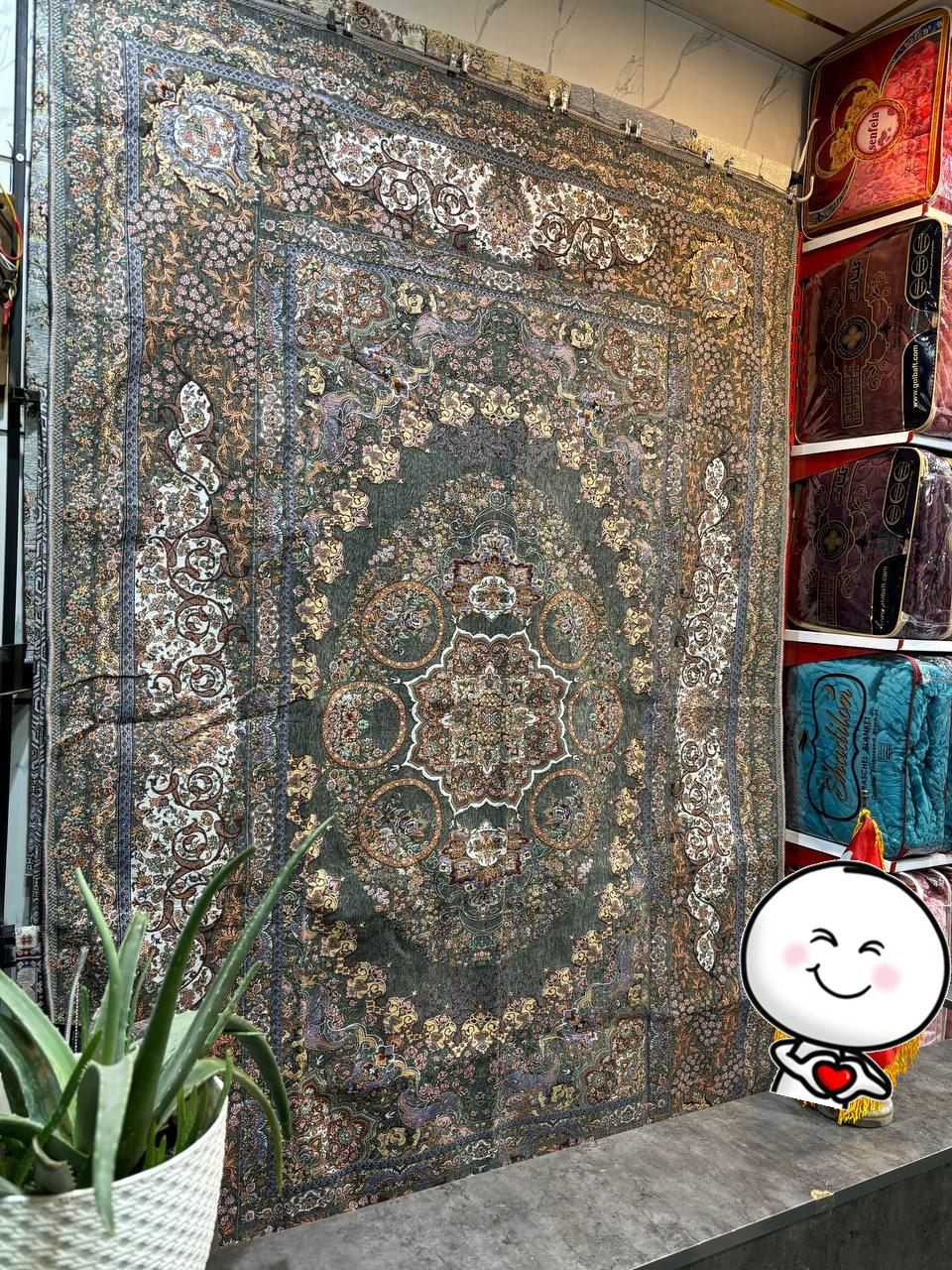 رو فرشی 6 متری مخمل ابریشمی - Image 2