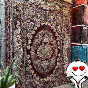 رو فرشی 12 متری مخمل ابریشمی